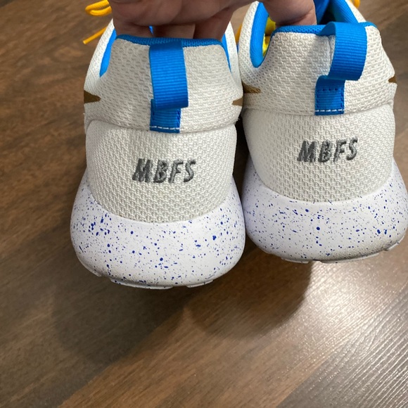 NWOT Nike  MBFS Essential Iconic White Blue Casual Men Sneakers Size 12 - Picture 7 of 13